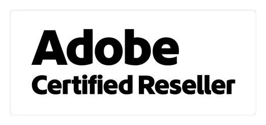 Adobe partner badge: Adobe Certified Reseller