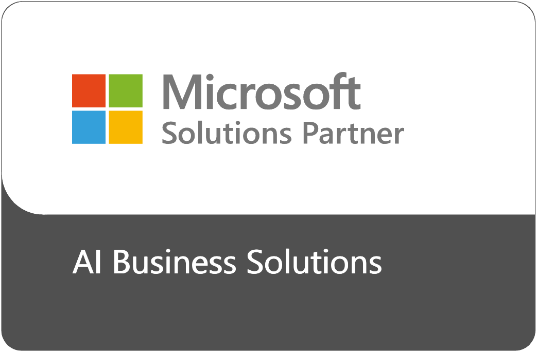 Microsoft Solutions Partner for AI Business Solutions badge